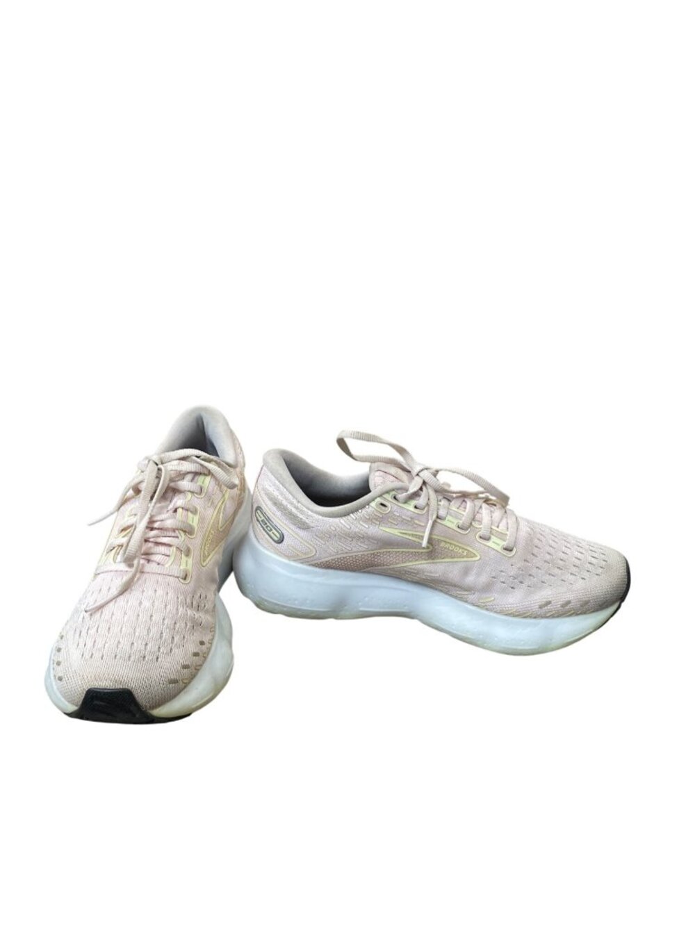 Brooks Glycering 20 womens pink white walking running sneakers sz 8 SKU 10-574